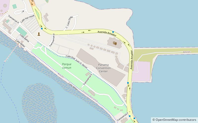 fuerte amador ciudad de panama location map