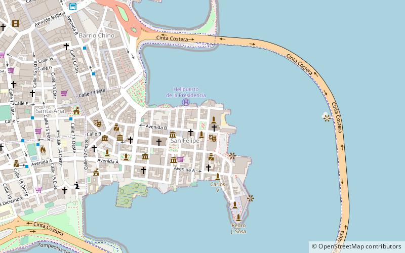 plaza bolivar panama city location map