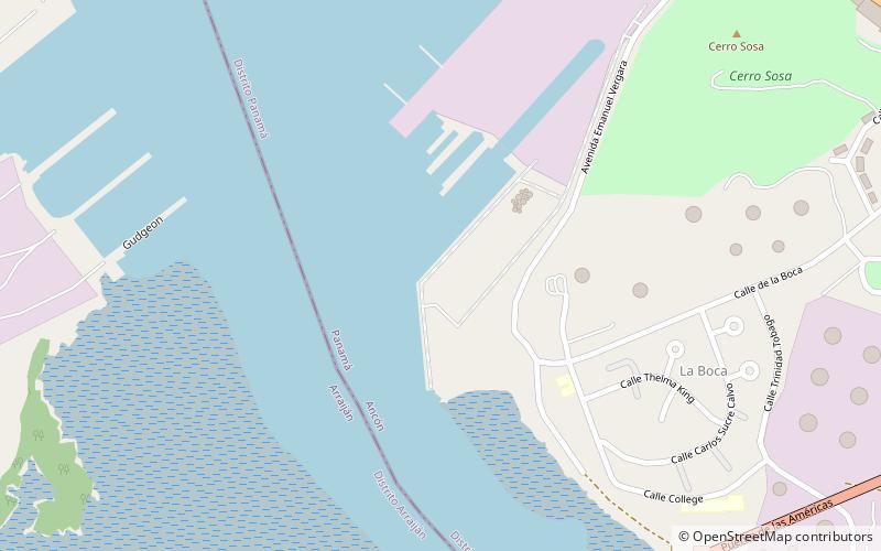 Balboa location map