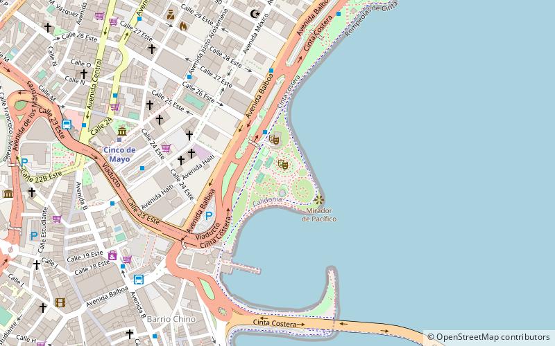 parque mirador del pacifico panama location map