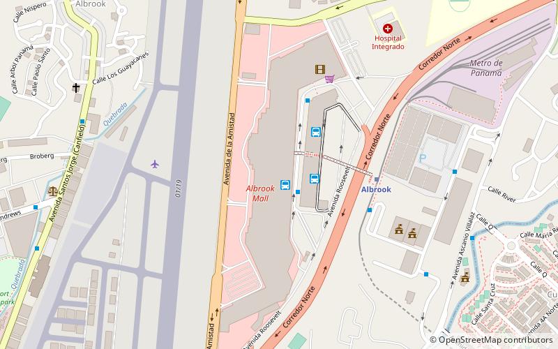 Albrook Mall location map