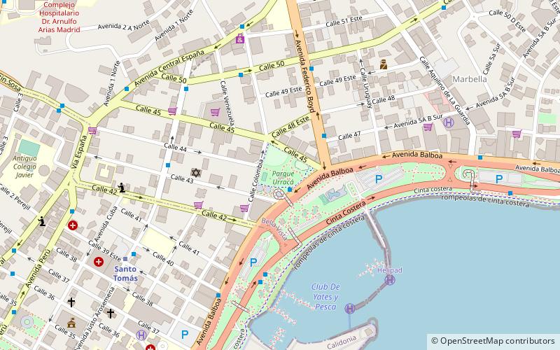 parque urraca panama city location map