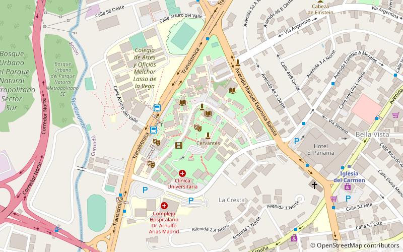 University of Panama location map