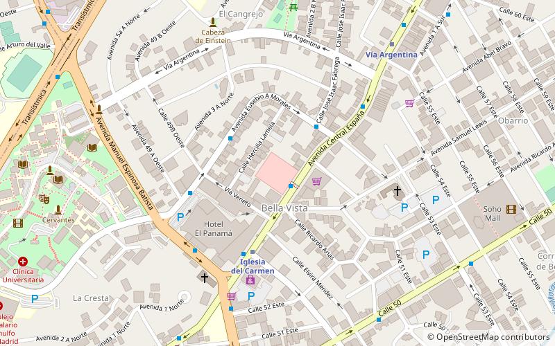plaza concordia panama location map