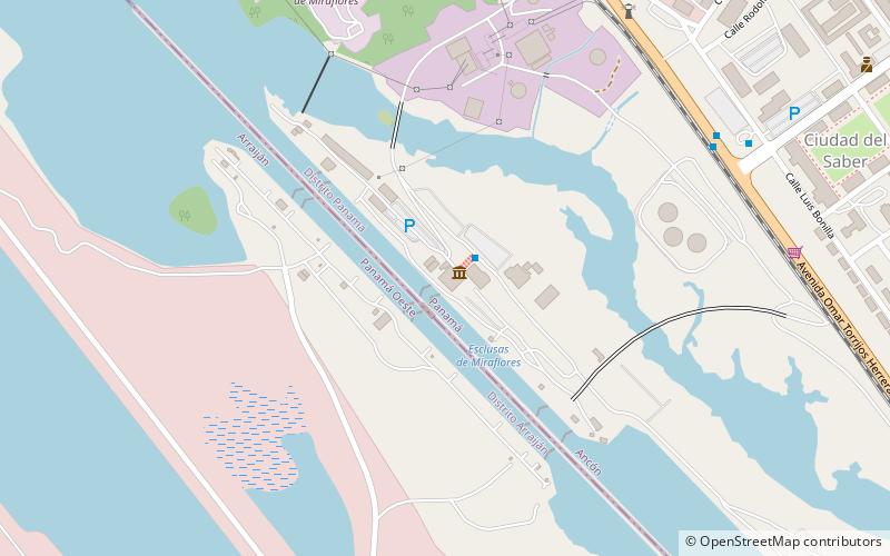 The Panama Canal location map