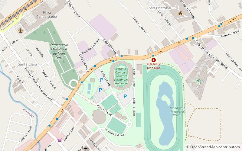 Stade Rommel Fernández location map
