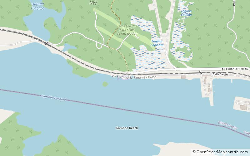 puerto de gamboa smithsonian tropical research institute location map