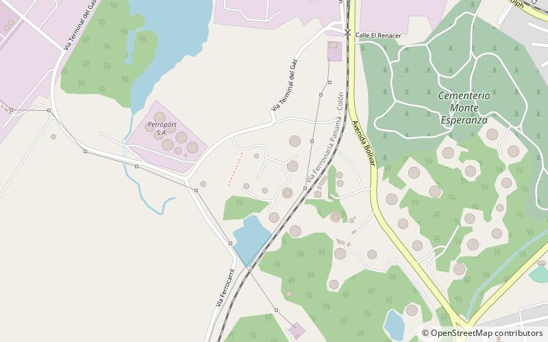 Colón District location map