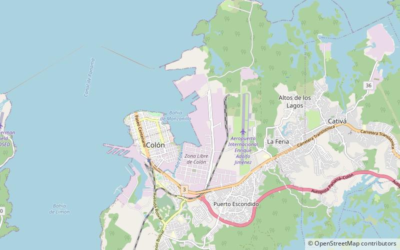 terminal internacional de manzanillo colon location map