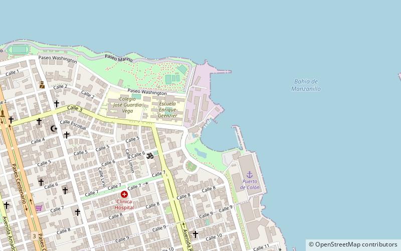 club nautico caribe colon location map