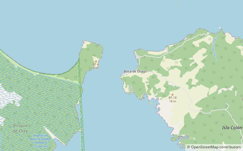 Boca del Drago location map