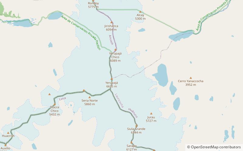 Yerupajá location map