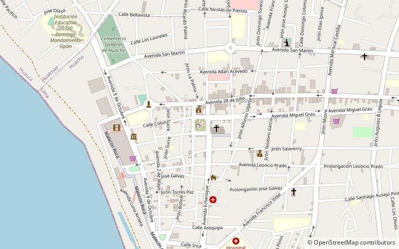 Plaza de Armas de Huacho location map