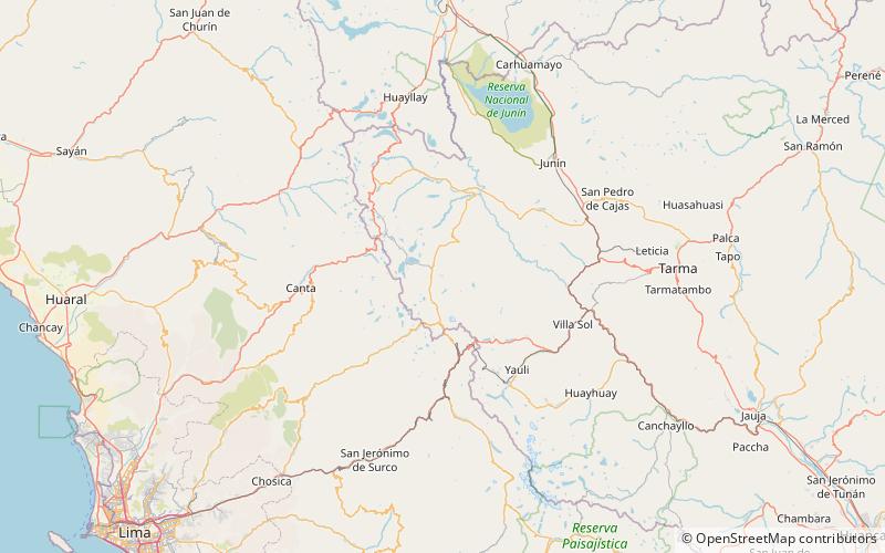 lake acococha location map