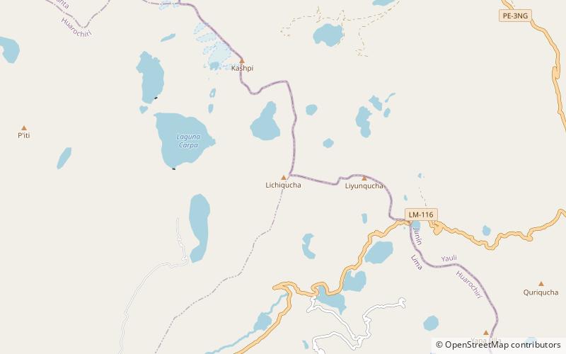 lichiqucha location map