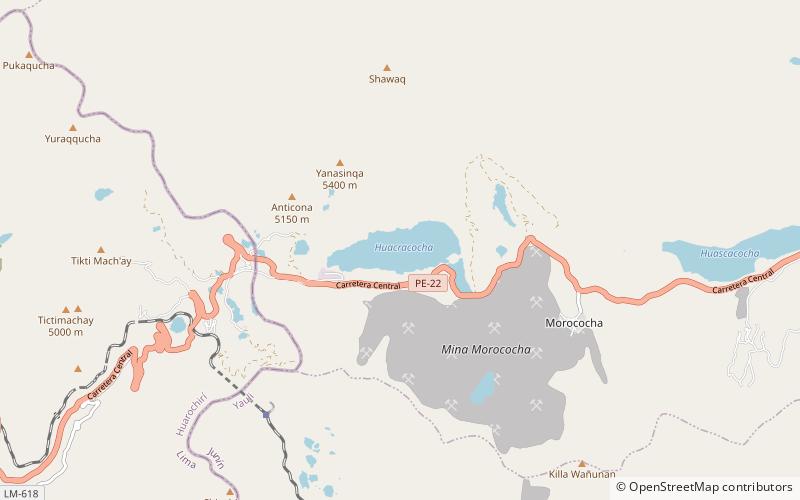 Huacracocha location map