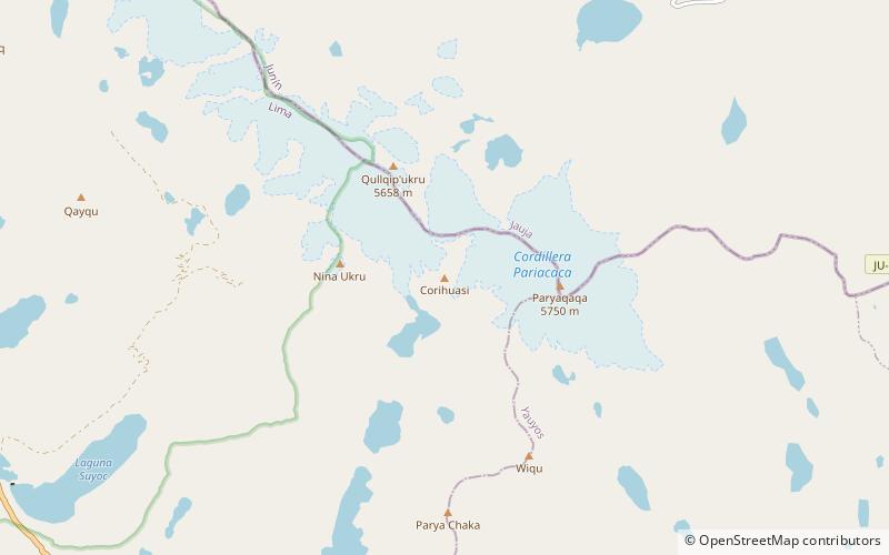 Corihuasi location map