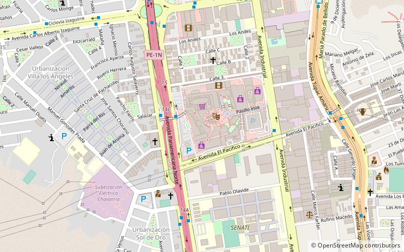 MegaPlaza Lima Norte location map