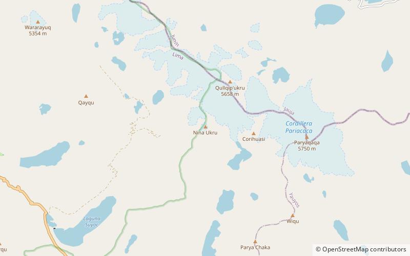 nina ukru reserva paisajistica nor yauyos cochas location map