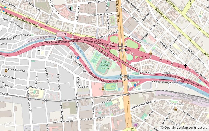 Estadio Alberto Gallardo location map