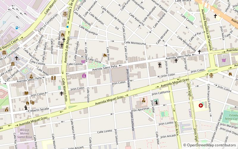 mercado central callao location map