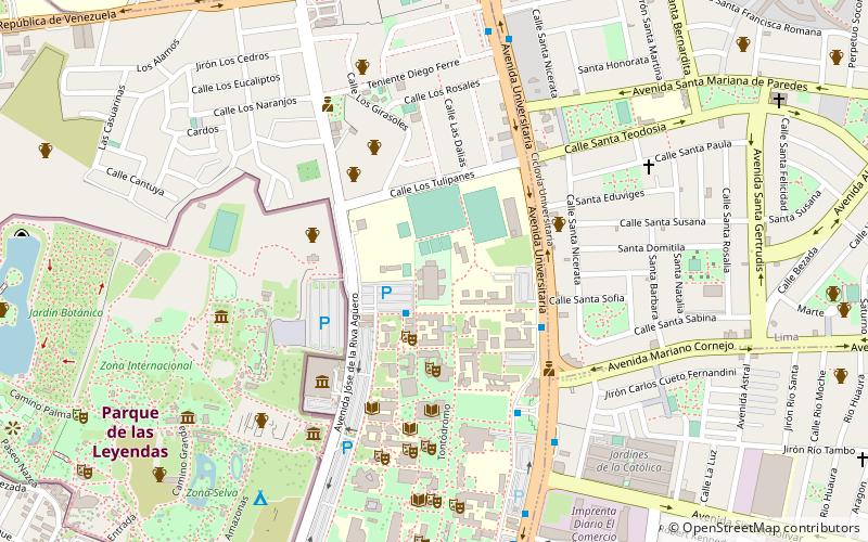 coliseo polideportivo lima location map