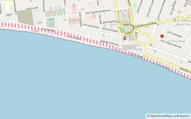 playas del callao lima location map