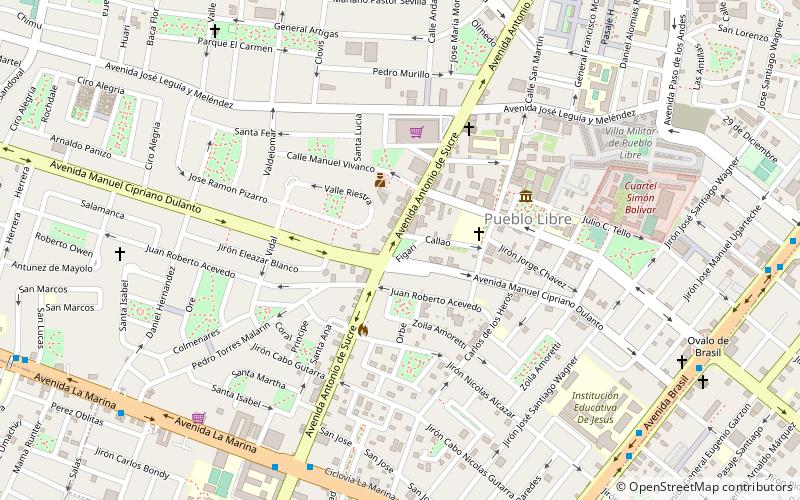 La Cruz del Viajero location map