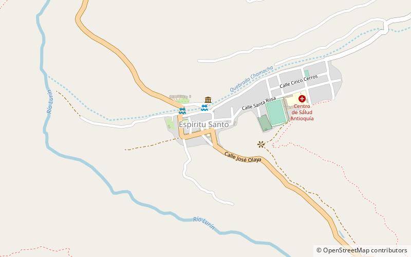 Distrito de Antioquía location map