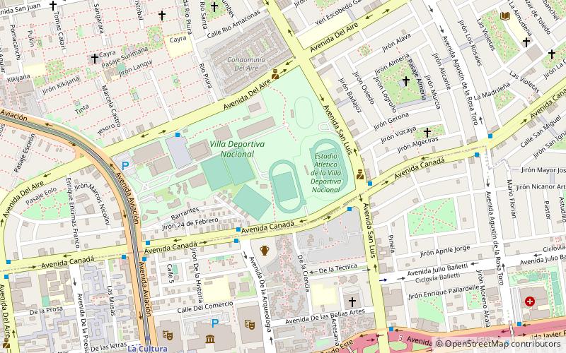 Villa Deportiva Nacional location map