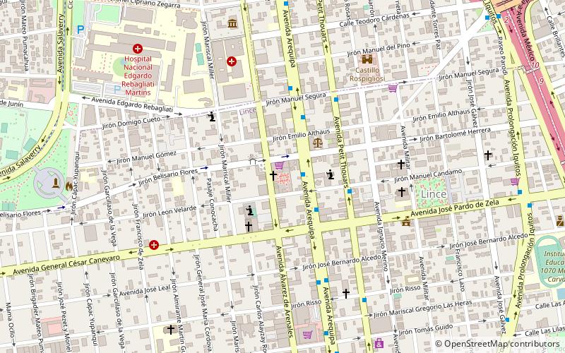 arenales plaza lima location map