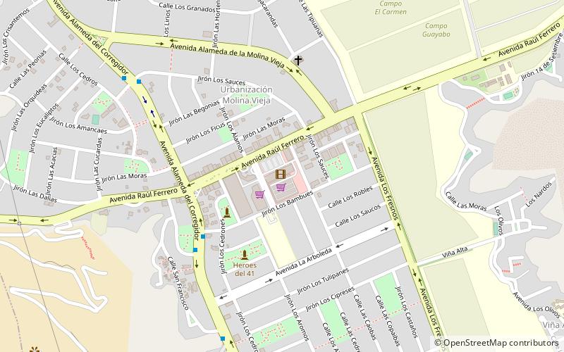 molina plaza lima location map