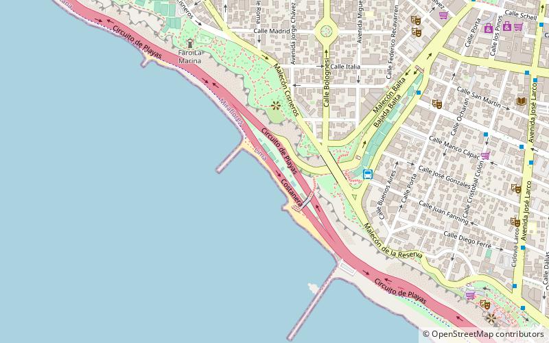 El Beso location map