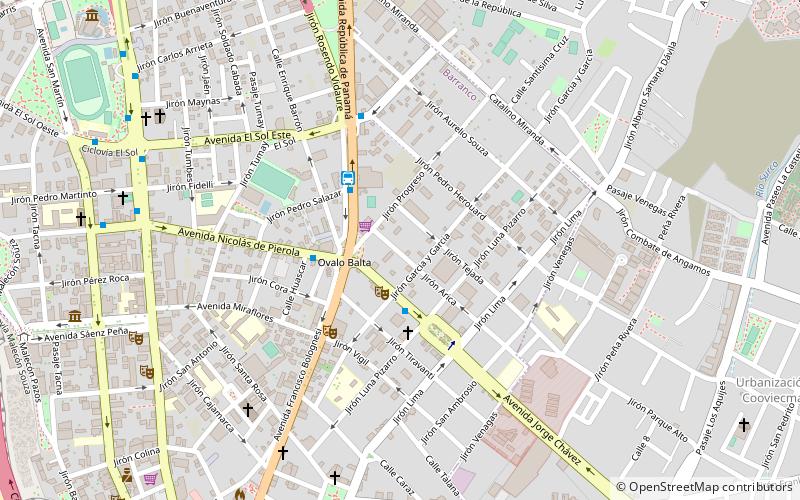 barranco district lima location map