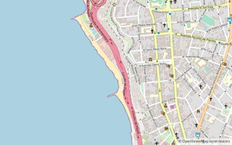 playa barranquito lima location map