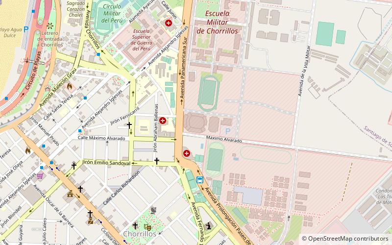 coliseo mariscal caceres lima location map