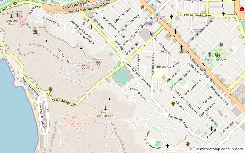 estadio municipal de chorrillos lima location map