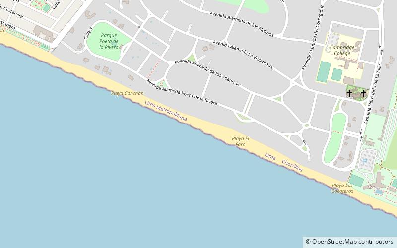 Playa El Faro location
