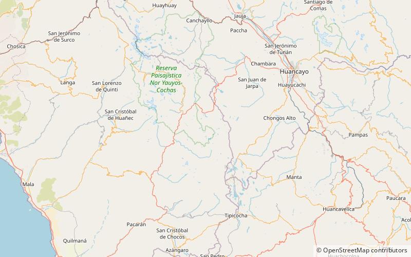 Yana P'unqu location map