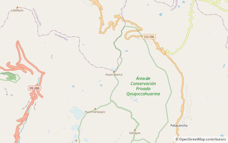Huacratanca location map