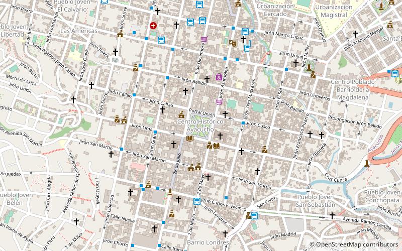 Plaza de Armas location map