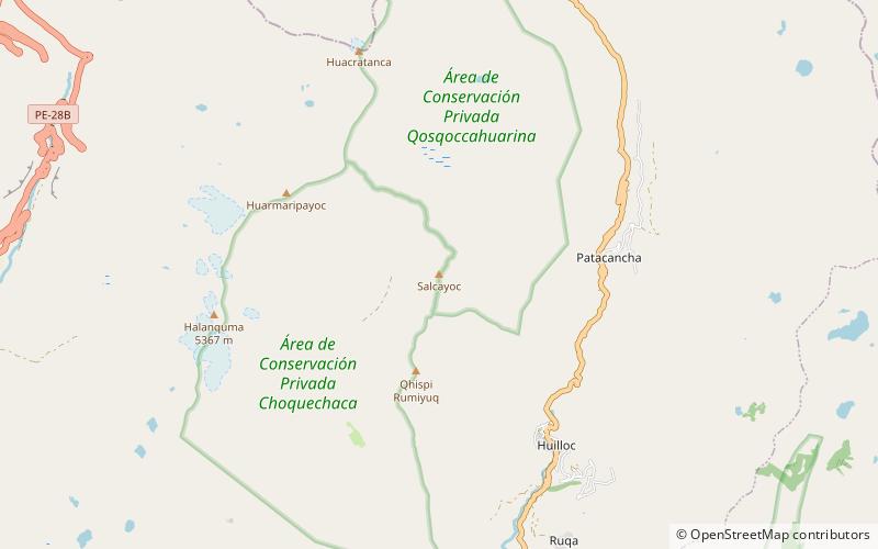 salcayoc patacancha location map