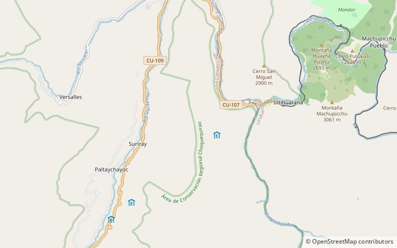 llaqtapata machu picchu location map