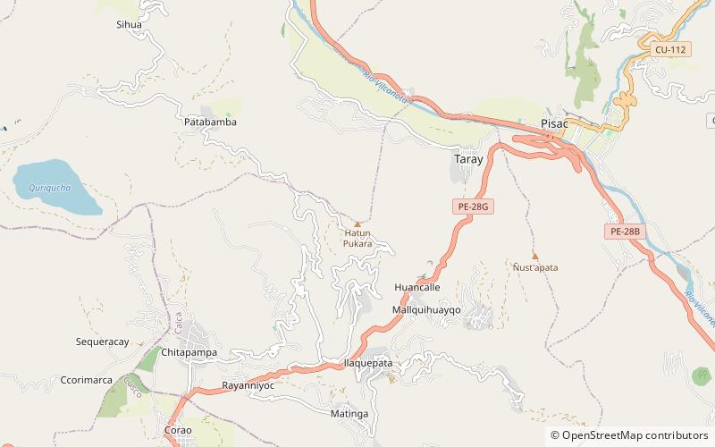 Hatun Pukara location map