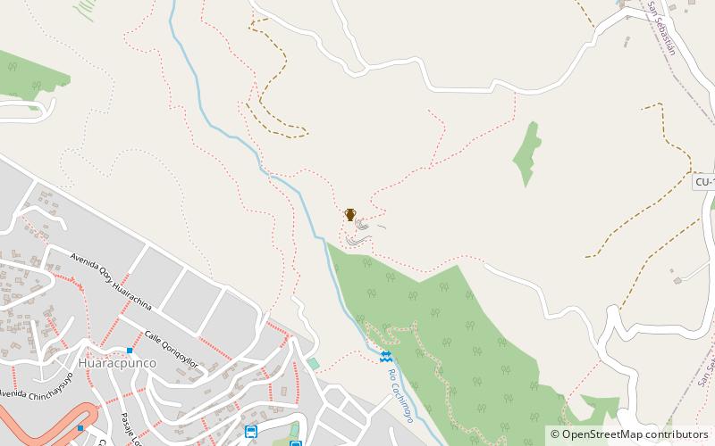 Choquequirao Puquio location map