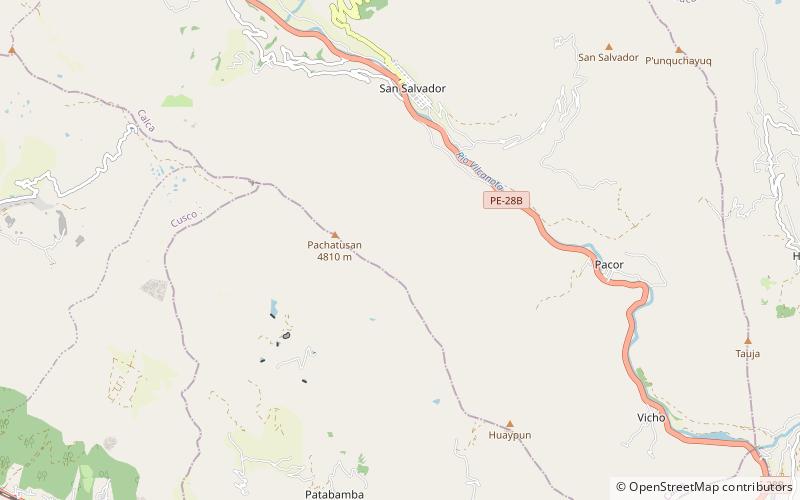 Pachatusan location map