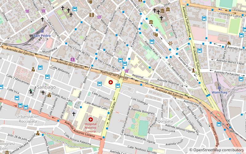 Avenida Grau location map