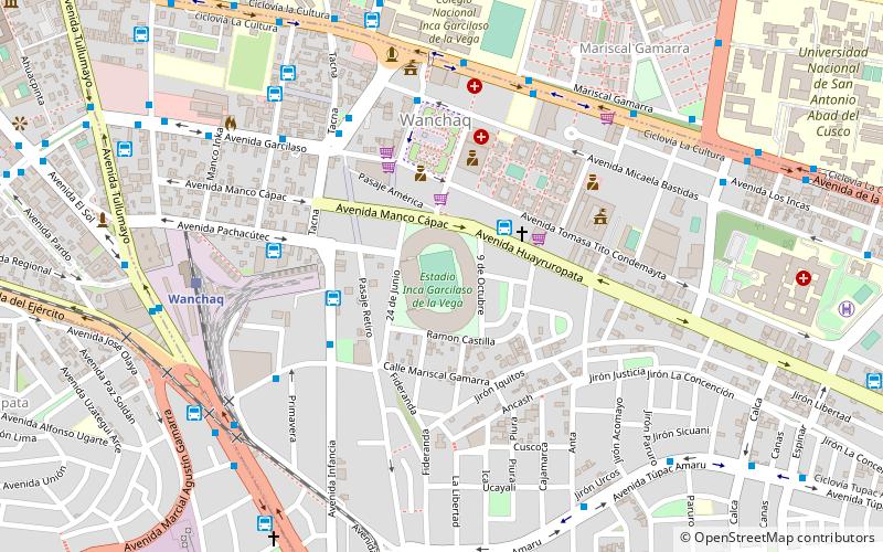 Estadio Garcilaso location map