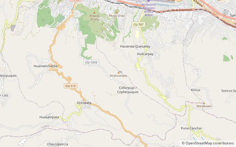 Anahuarque location map