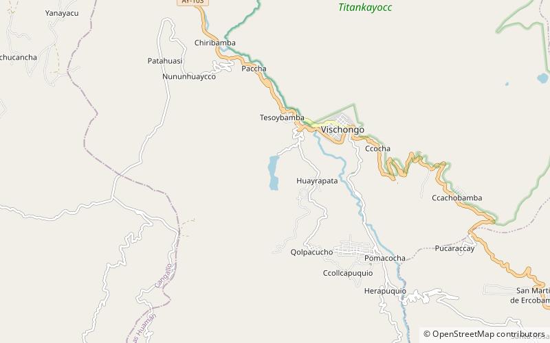 Laguna de Pumacocha location map